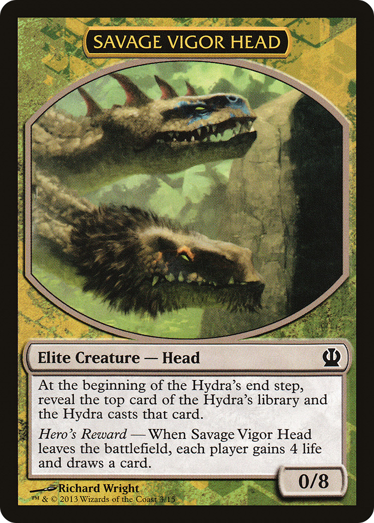 Savage Vigor Head (HERO-) [Misc] Face the Hydra MTG Single Wizards of the Coast
