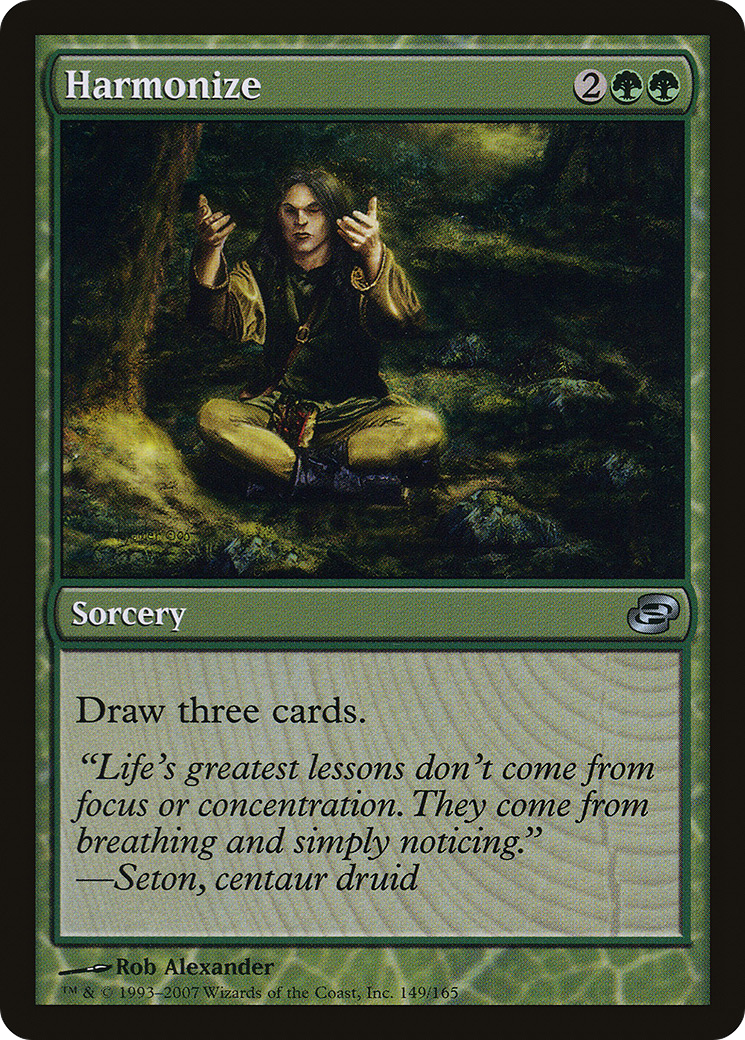 Harmonize (PLC-149) [Planar Chaos] (colorshifted) MTG Single Planar Chaos