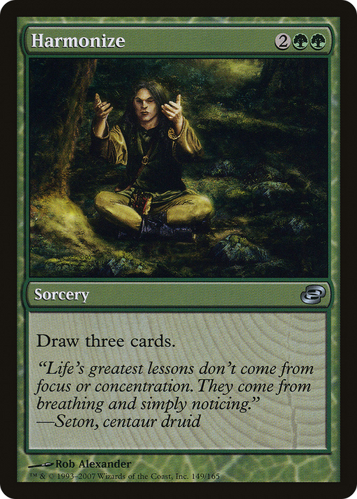 Harmonize (PLC-149) [Planar Chaos] (colorshifted) Foil MTG Single Planar Chaos