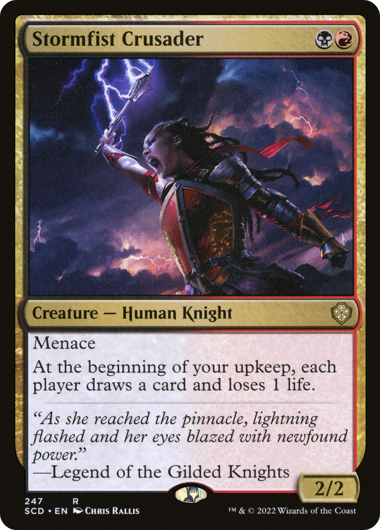Stormfist Crusader (SCD-247) [Starter Commander Decks] MTG Single Wizards of the Coast