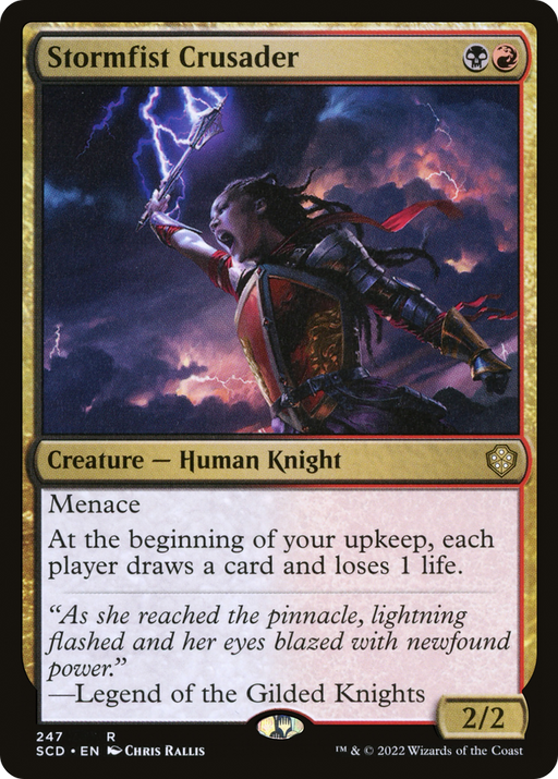 Stormfist Crusader (SCD-247) [Starter Commander Decks] MTG Single Wizards of the Coast