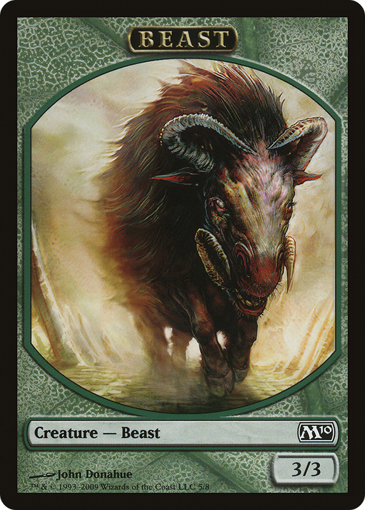 Beast Token (M10-005) [Tokens] Magic 2010 Tokens MTG Single Wizards of the Coast