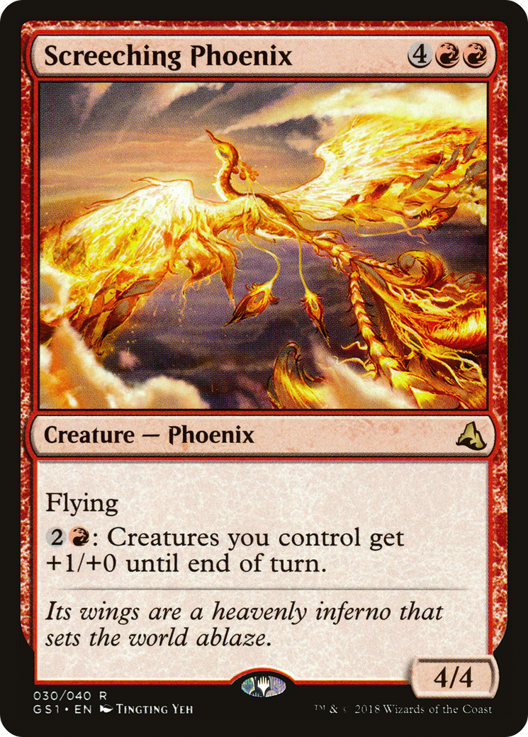 Screeching Phoenix (GS1-030) [Misc] Global Series Jiang Yanggu & Mu Yanling MTG Single Wizards of the Coast