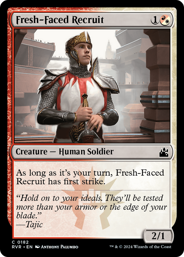 Fresh-Faced Recruit (RVR-182) [Ravnica Remastered] MTG Single Wizards of the Coast