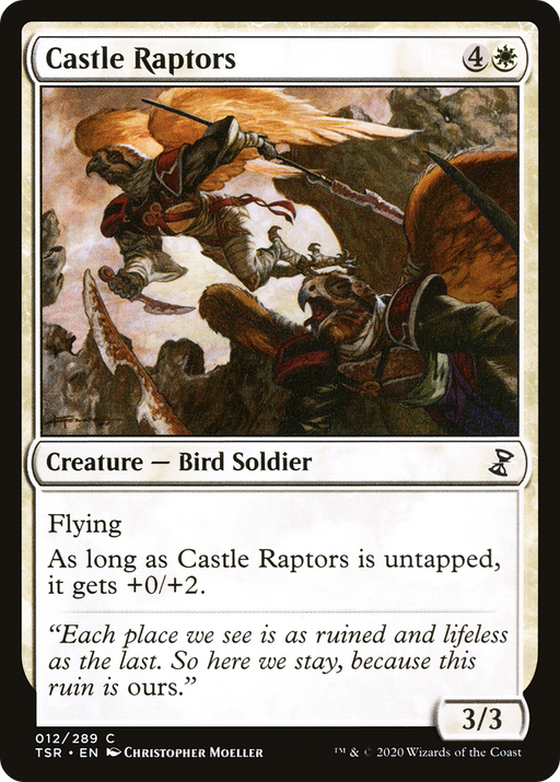 Castle Raptors (TSR-012) [Time Spiral Remastered] MTG Single Wizards of the Coast