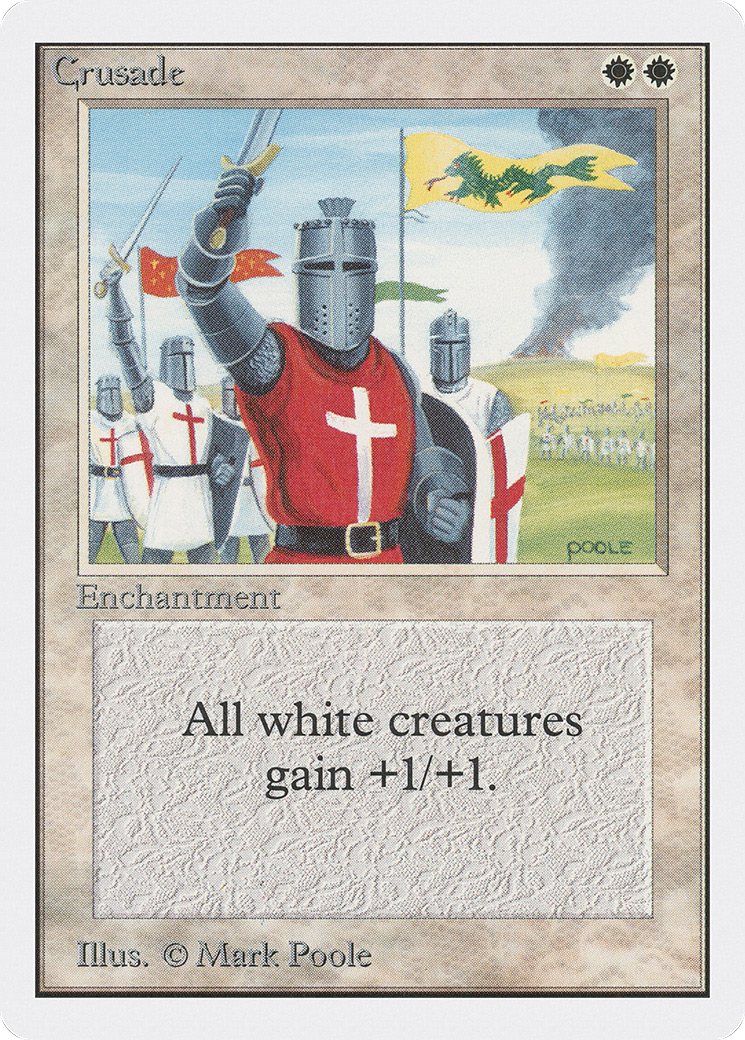 Crusade (2ED-017) [Oldschool] Unlimited Edition MTG Single Wizards of the Coast