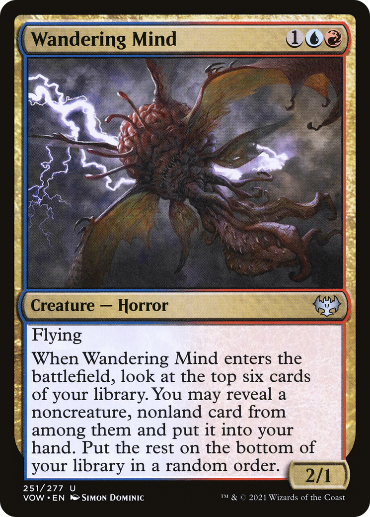 Wandering Mind (VOW-251) [Innistrad: Crimson Vow] MTG Single Wizards of the Coast