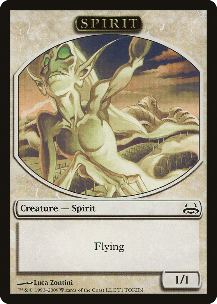 Spirit Token (DDC-0T1) [Misc] Duel Decks: Divine vs. Demonic Tokens MTG Single Wizards of the Coast