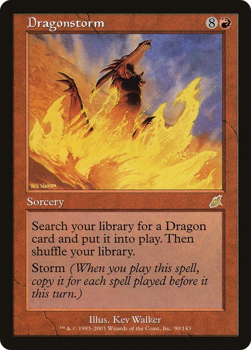 Dragonstorm (SCG-090) [Scourge] Foil MTG Single Wizards of the Coast