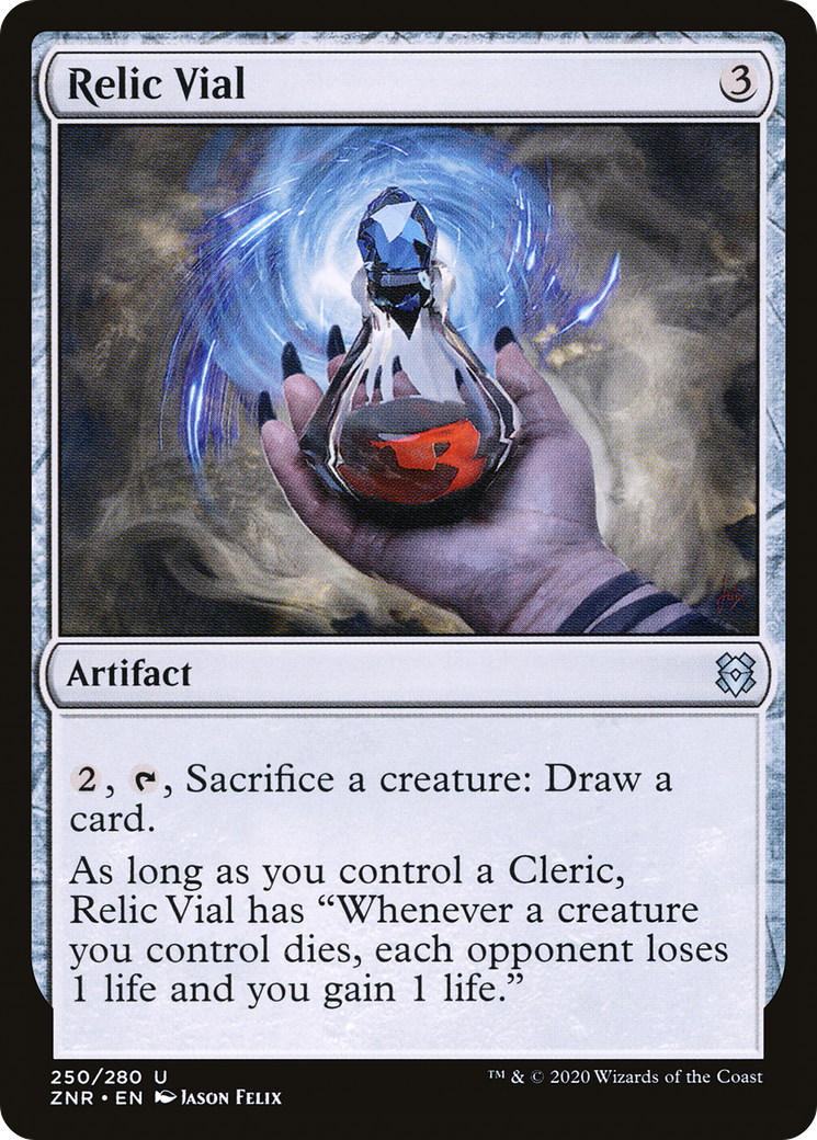 Relic Vial (ZNR-250) [Zendikar Rising] MTG Single Wizards of the Coast