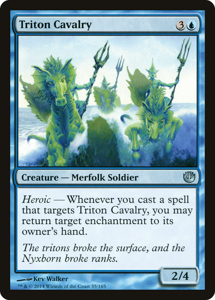 Triton Cavalry (JOU-055) [Journey into Nyx] Foil MTG Single Wizards of the Coast