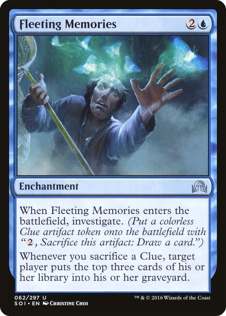 Fleeting Memories (SOI-062) [Shadows over Innistrad] MTG Single Wizards of the Coast