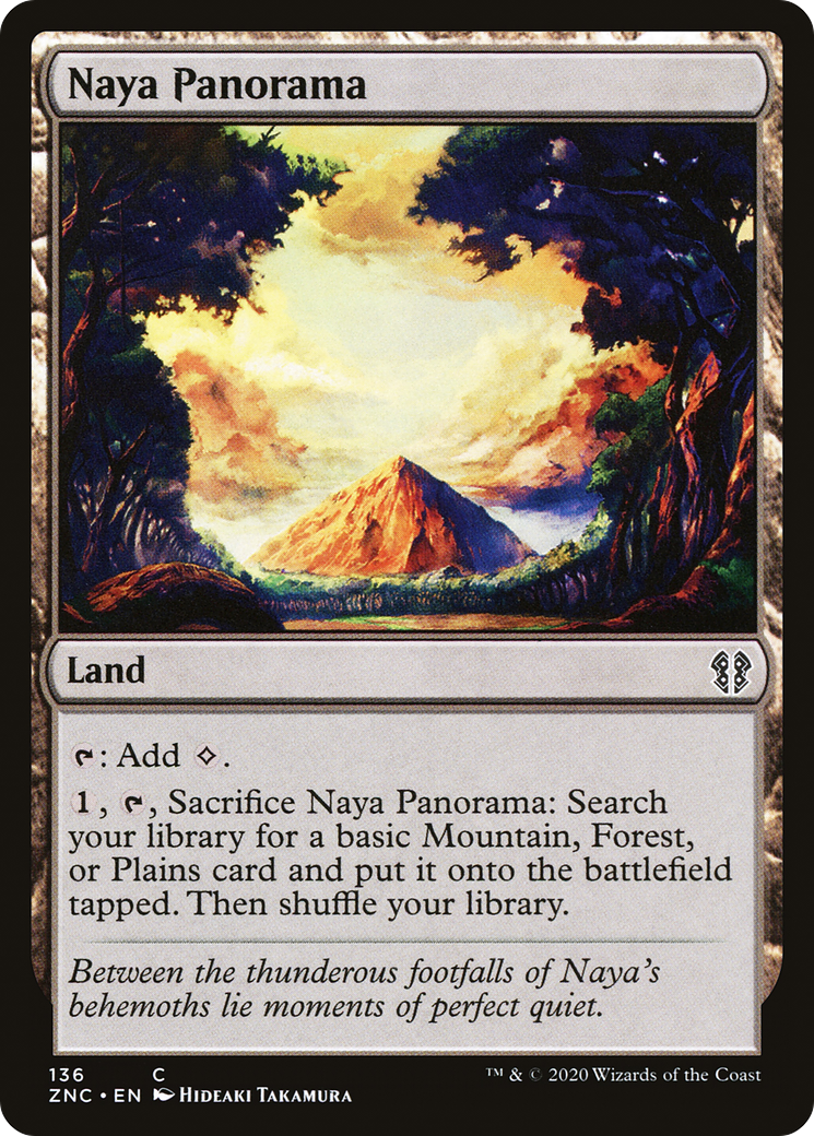 Naya Panorama (ZNC-136) [Zendikar Rising Commander] MTG Single Wizards of the Coast