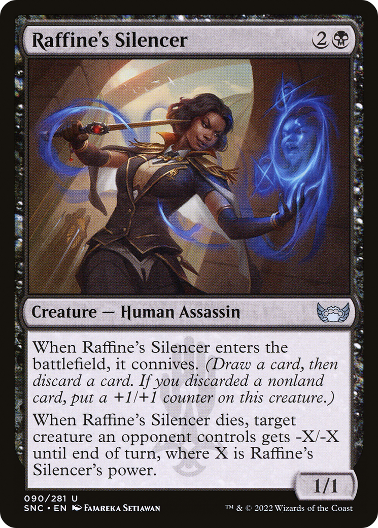Raffine's Silencer (SNC-090) [Streets of New Capenna] MTG Single Wizards of the Coast
