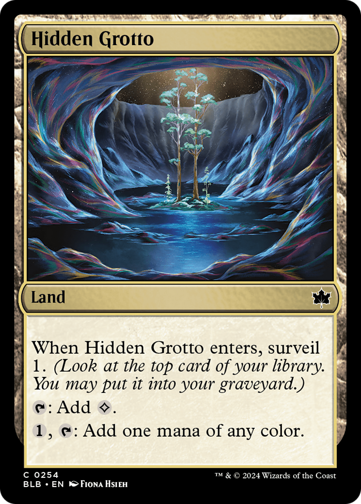 Hidden Grotto (BLB-254) [Bloomburrow] MTG Single Wizards of the Coast