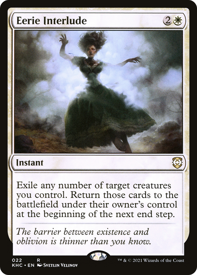 Eerie Interlude (KHC-022) [Kaldheim Commander] MTG Single Wizards of the Coast