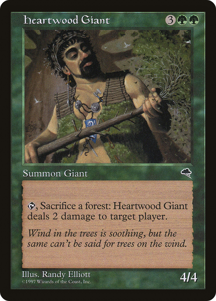 Heartwood Giant (TMP-232) [Tempest] MTG Single Wizards of the Coast