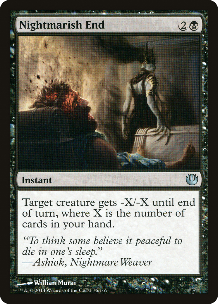 Nightmarish End (JOU-076) [Journey into Nyx] Foil MTG Single Wizards of the Coast