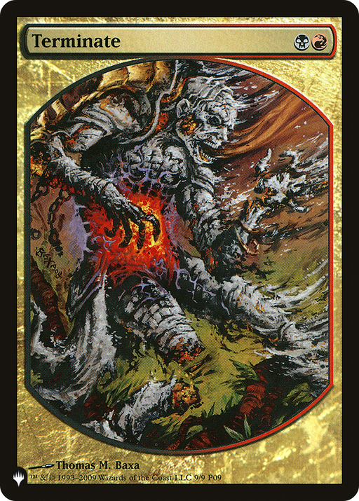 Terminate (P09) (LIST-9-SEP) [Mystery Booster] The List MTG Single Wizards of the Coast