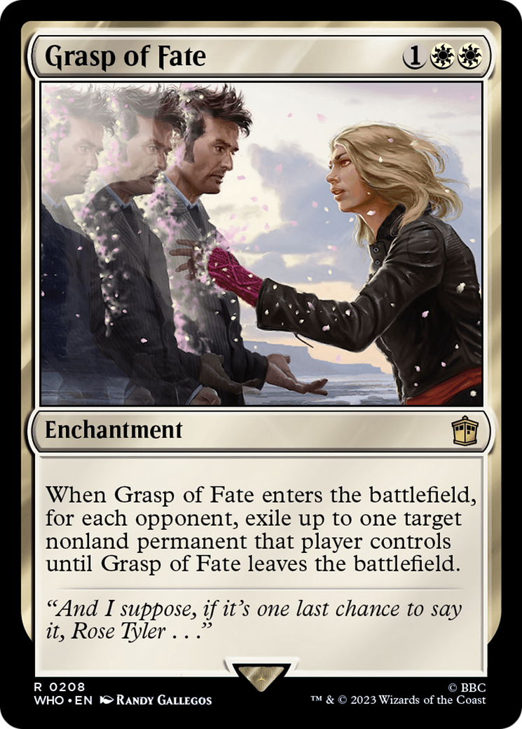 Grasp of Fate (WHO-208) [Doctor Who] MTG Single Wizards of the Coast