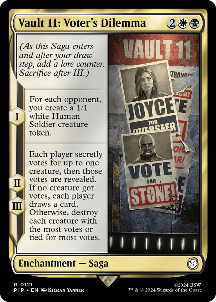 Vault 11: Voter's Dilemma (PIP-121) [Fallout] MTG Single Wizards of the Coast