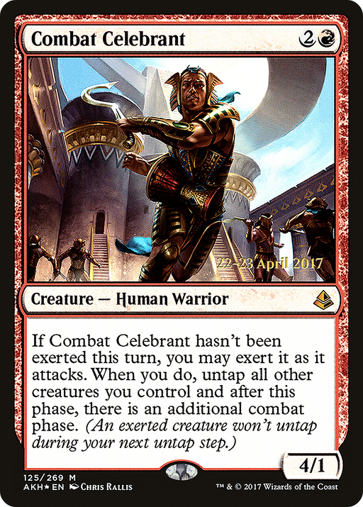 Combat Celebrant (PRE-125) [Amonkhet Promos] Foil MTG Single Wizards of the Coast