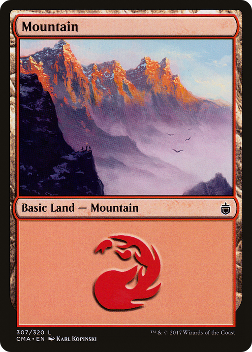 Mountain (CMA-307) [Commander Anthology] MTG Single Wizards of the Coast