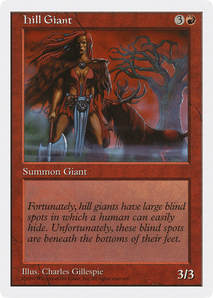 Hill Giant (5ED-239) [Fifth Edition] MTG Single Wizards of the Coast