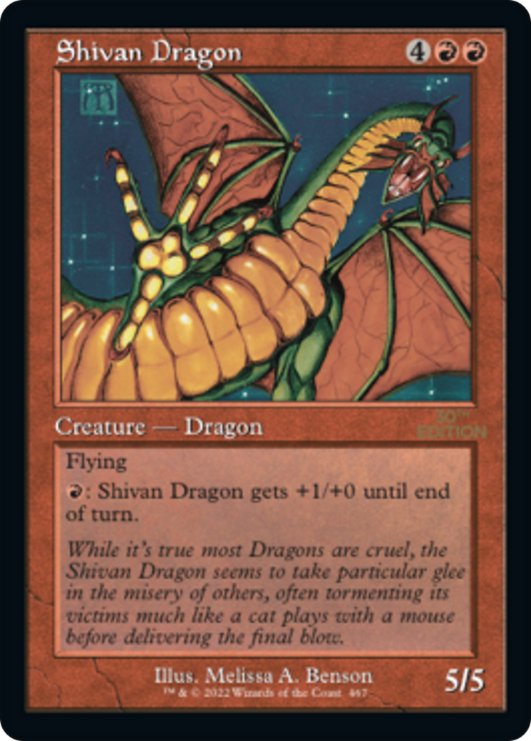 Shivan Dragon (30A-467) [30th Anniversary Edition] MTG Single Wizards of the Coast