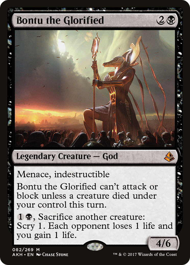 Bontu the Glorified (AKH-082) [Amonkhet] Foil MTG Single Wizards of the Coast