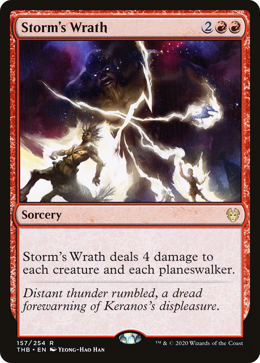 Storm's Wrath (THB-157) [Theros Beyond Death] MTG Single Wizards of the Coast