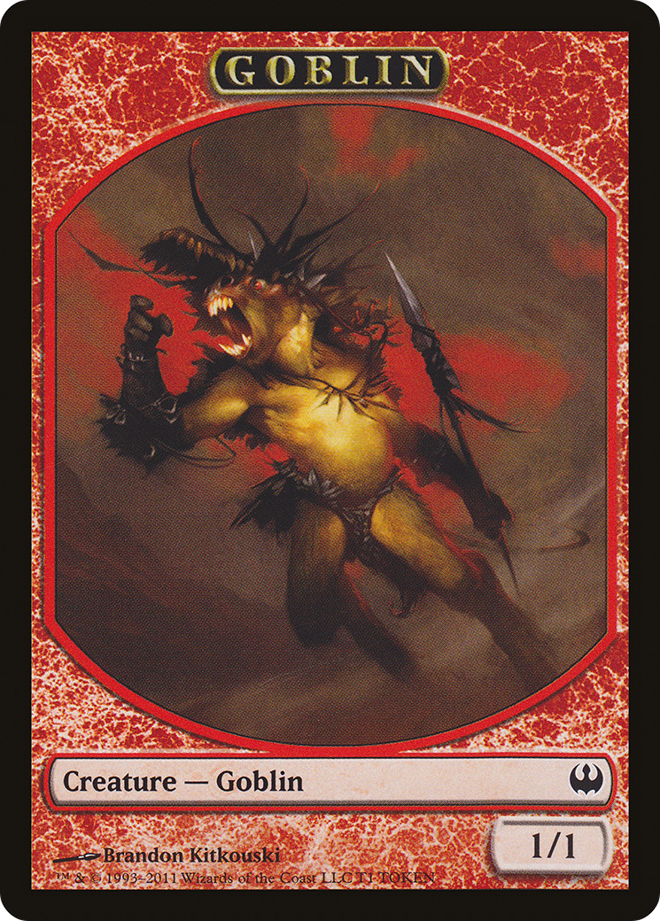 Goblin (DDG-001) [Misc] Duel Decks: Knights vs. Dragons Tokens MTG Single Wizards of the Coast