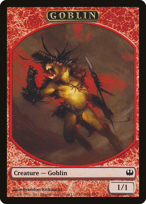 Goblin (DDG-001) [Misc] Duel Decks: Knights vs. Dragons Tokens MTG Single Wizards of the Coast