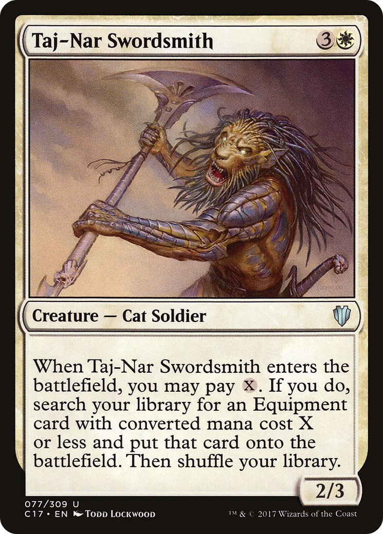 Taj-Nar Swordsmith (C17-077) [Commander 2017] MTG Single Wizards of the Coast