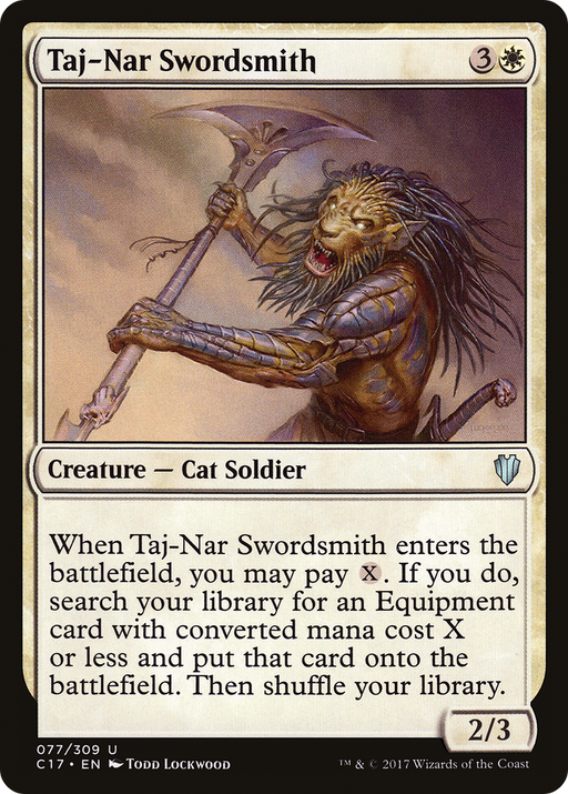 Taj-Nar Swordsmith (C17-077) [Commander 2017] MTG Single Wizards of the Coast