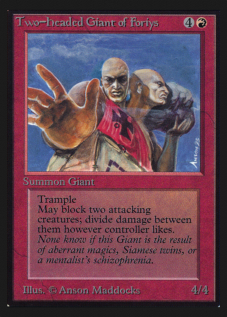 Two-Headed Giant of Foriys (CED-180) [Collectors' Edition] MTG Single Wizards of the Coast
