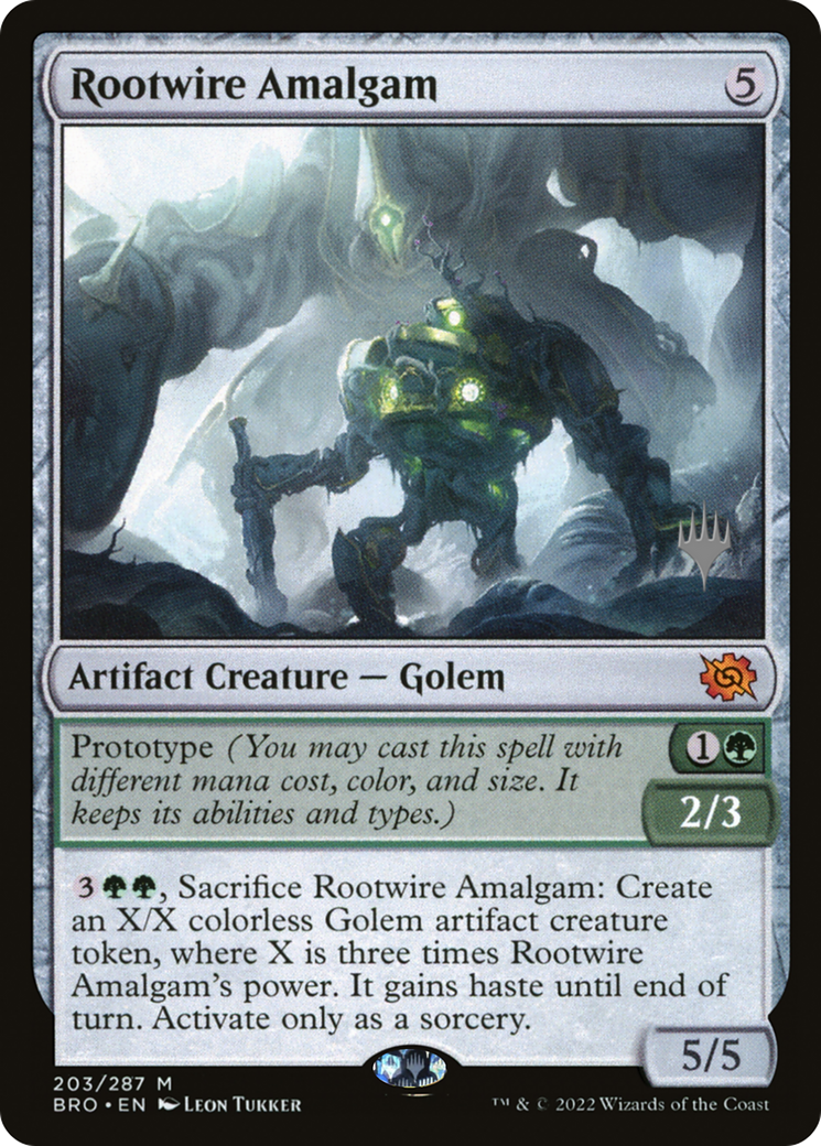 Rootwire Amalgam (PPBRO-203P) [The Brothers' War Promos] Foil MTG Single Wizards of the Coast