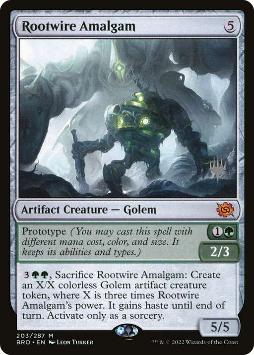 Rootwire Amalgam (PPBRO-203P) [The Brothers' War Promos] MTG Single Wizards of the Coast