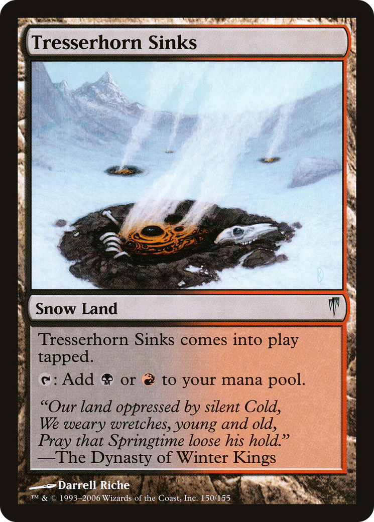 Tresserhorn Sinks (CSP-150) [Coldsnap] MTG Single Wizards of the Coast