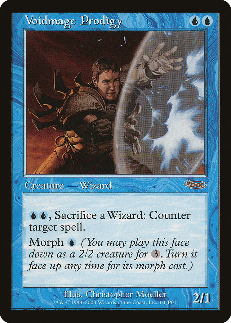 Voidmage Prodigy (MPRP-001) [Misc] Magic Player Rewards 2003 MTG Single Wizards of the Coast