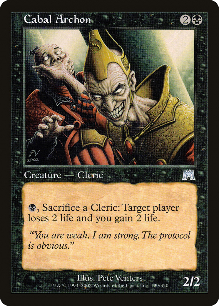 Cabal Archon (ONS-129) [Onslaught] Foil MTG Single Wizards of the Coast