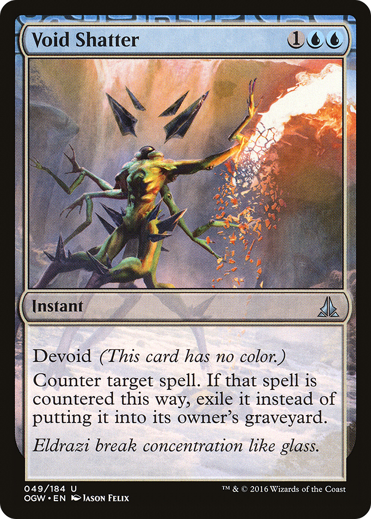 Void Shatter (OGW-049) [Oath of the Gatewatch] Foil MTG Single Wizards of the Coast