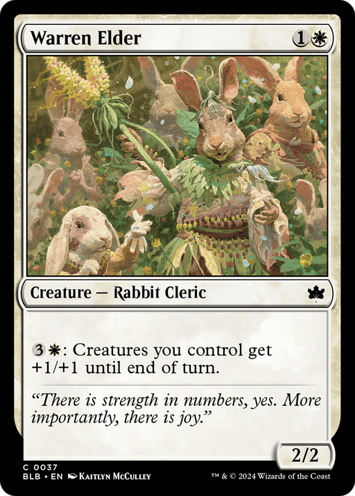Warren Elder (BLB-037) [Bloomburrow] MTG Single Wizards of the Coast
