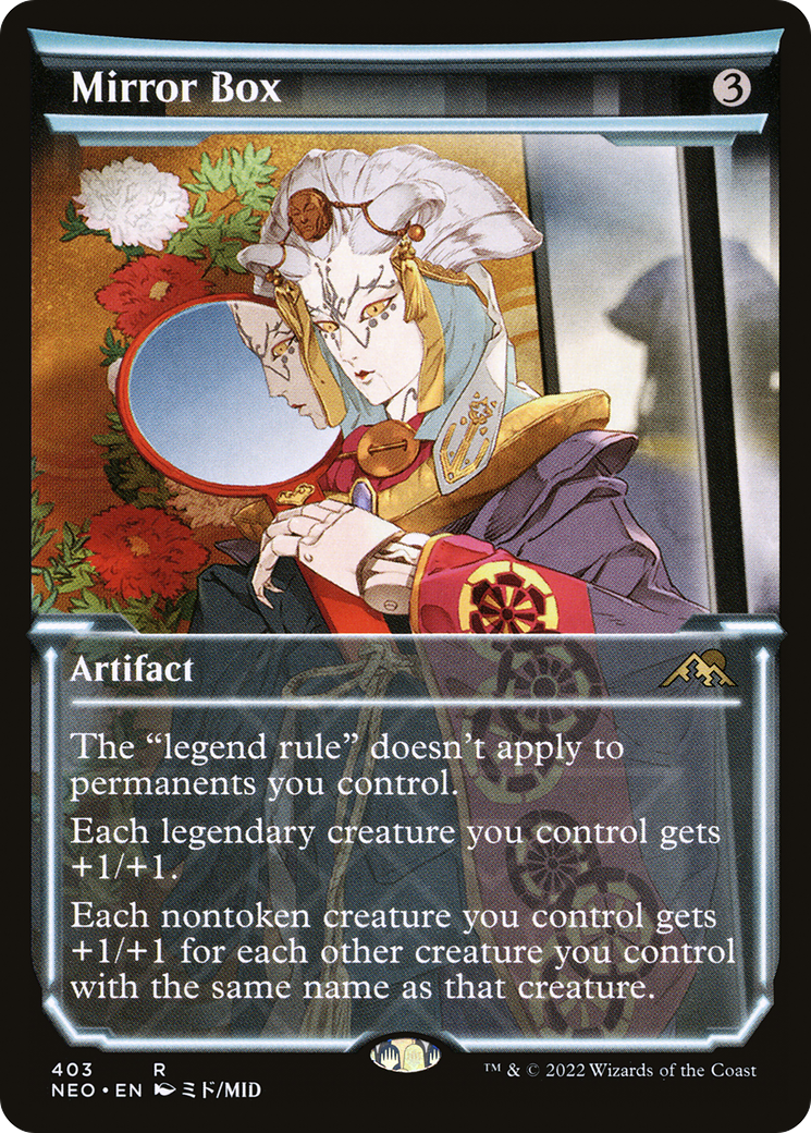 Mirror Box (NEO-403) [Kamigawa: Neon Dynasty] (Showcase) Foil MTG Single Wizards of the Coast