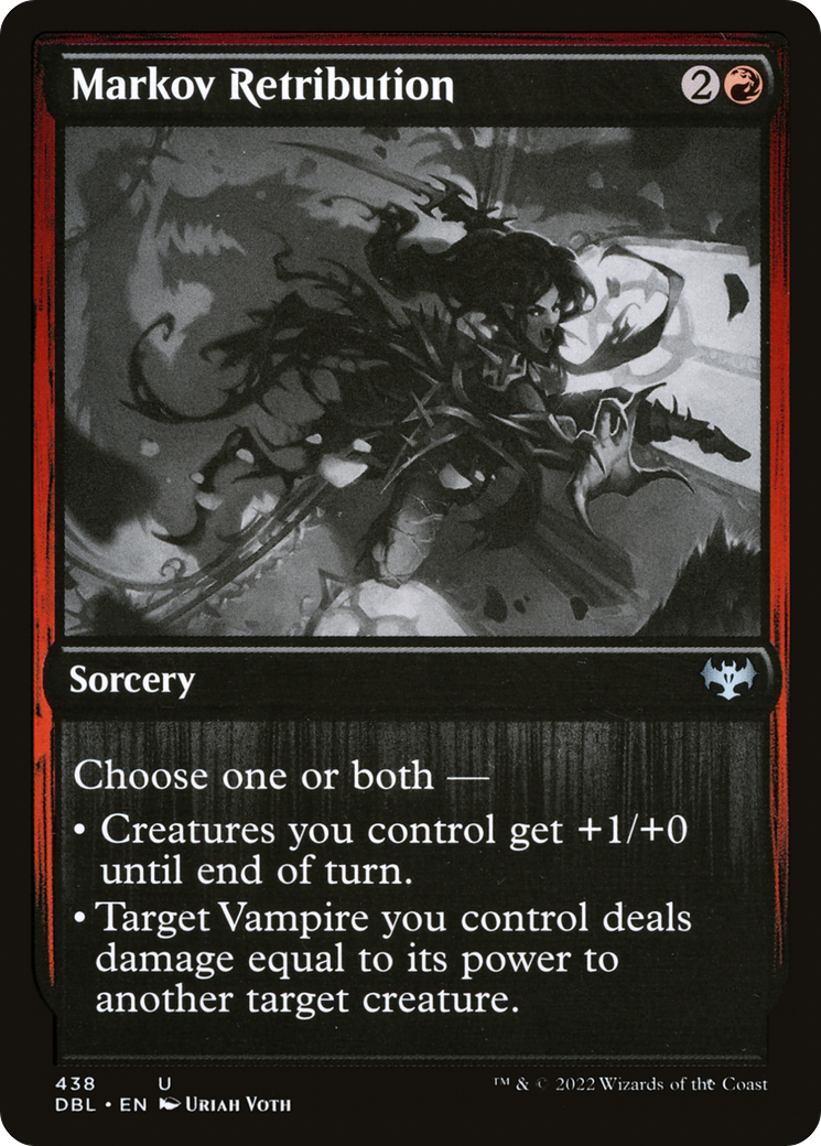 Markov Retribution (DBL-438) [Innistrad: Double Feature] Foil MTG Single Wizards of the Coast