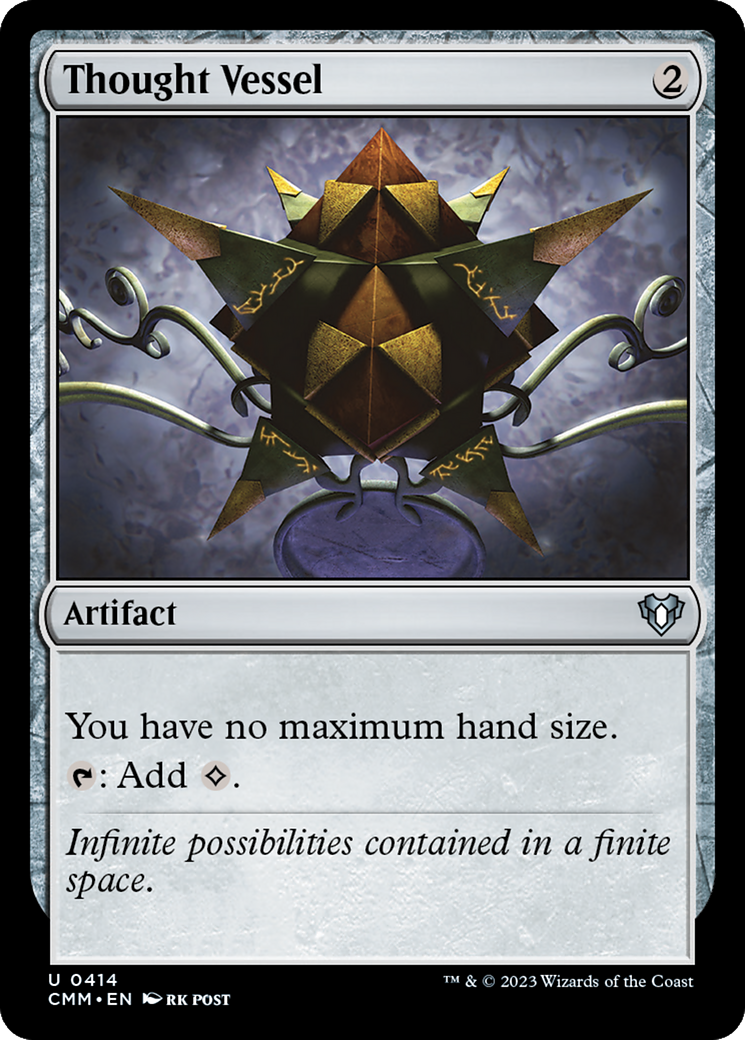 Thought Vessel (CMM-414) [Commander Masters] MTG Single Wizards of the Coast