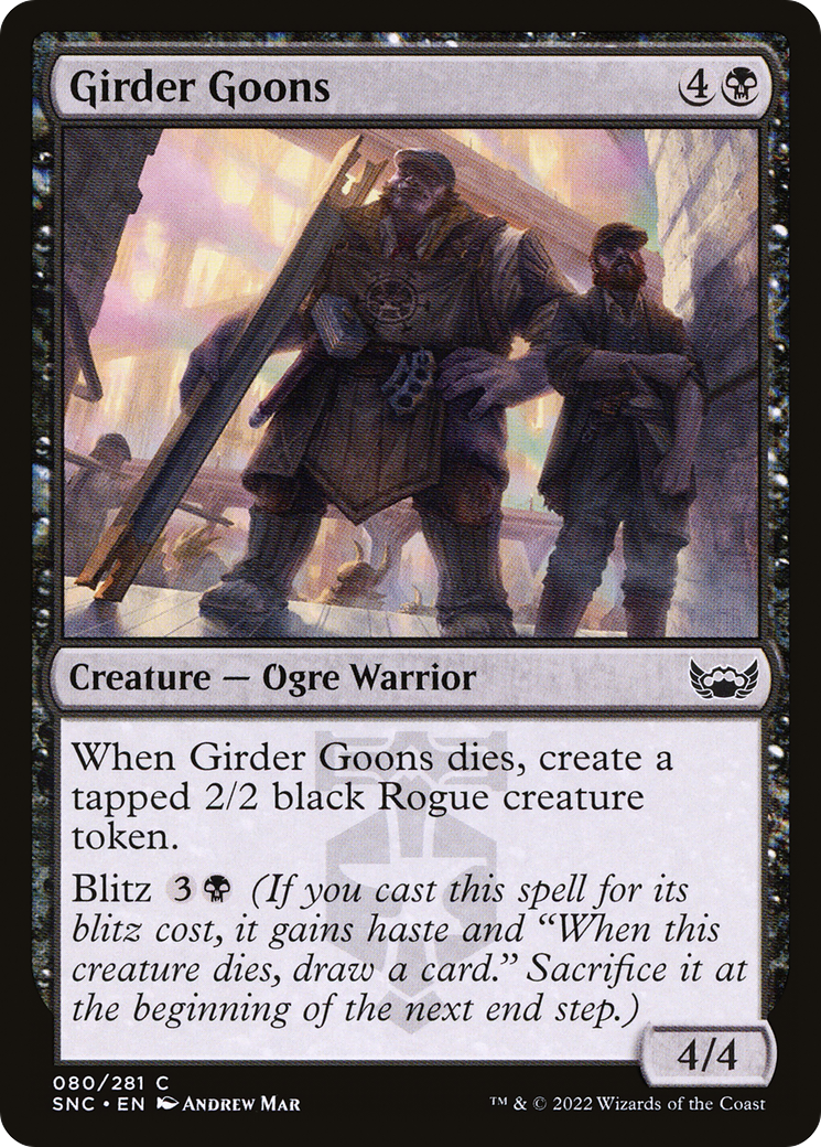 Girder Goons (SNC-080) [Streets of New Capenna] MTG Single Wizards of the Coast