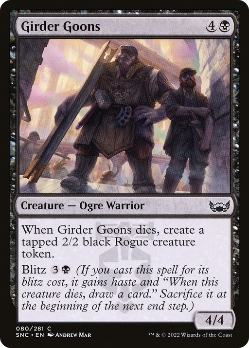 Girder Goons (SNC-080) [Streets of New Capenna] MTG Single Wizards of the Coast