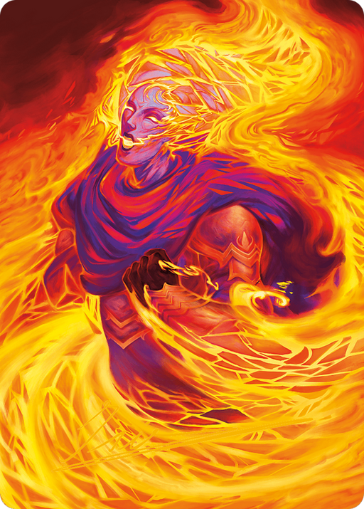 Flare of Duplication Art Card (Gold-Stamped Signature) [Art Series] Modern Horizons 3 MTG Single Magic: The Gathering