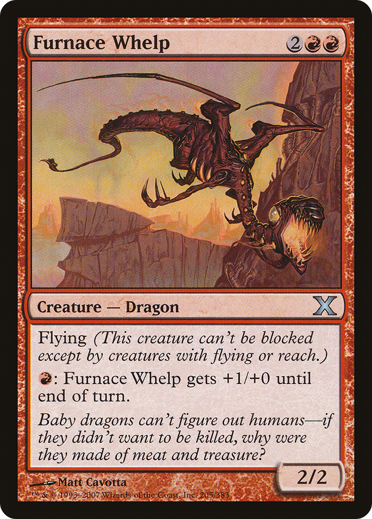 Furnace Whelp (10E-205) [Tenth Edition] MTG Single Wizards of the Coast